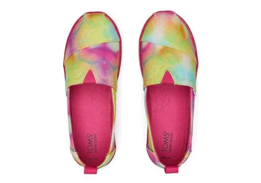 Kids KidsYouth Alpargata Botanical Sunprint Kids Shoe Mango TOMS Alpargatas
