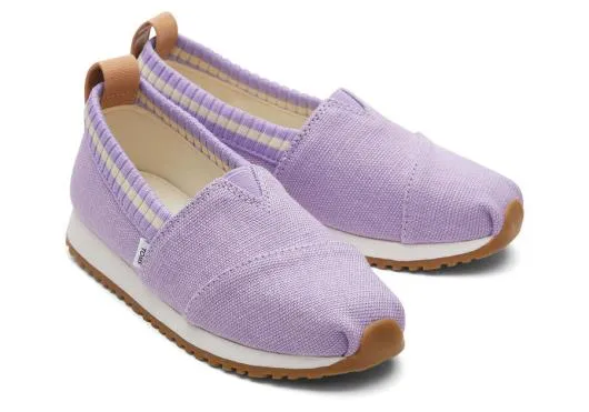 Kids KidsYouth Resident Purple Heritage Canvas Kids Sneaker Orchid TOMS Alpargatas