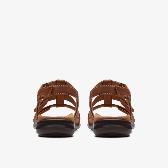 Kitly Step Tan Women Clarks Sandals and Flip Flops