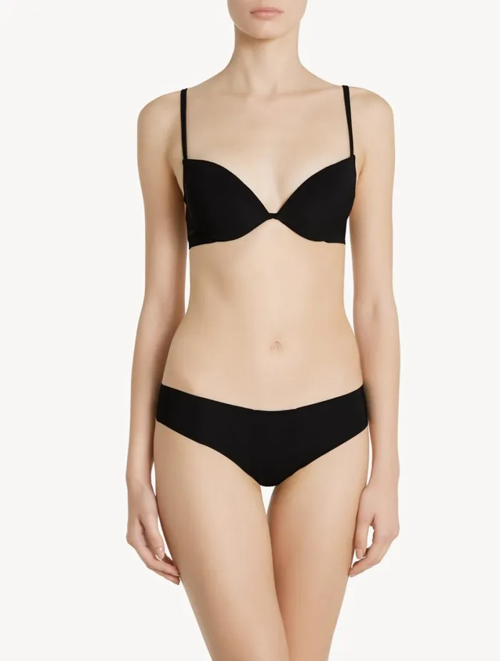 Lasercut Thong In Black Lingerie La Perla G String and Thong Lasercut Thong In Black Lingerie La Perla G String and Thong