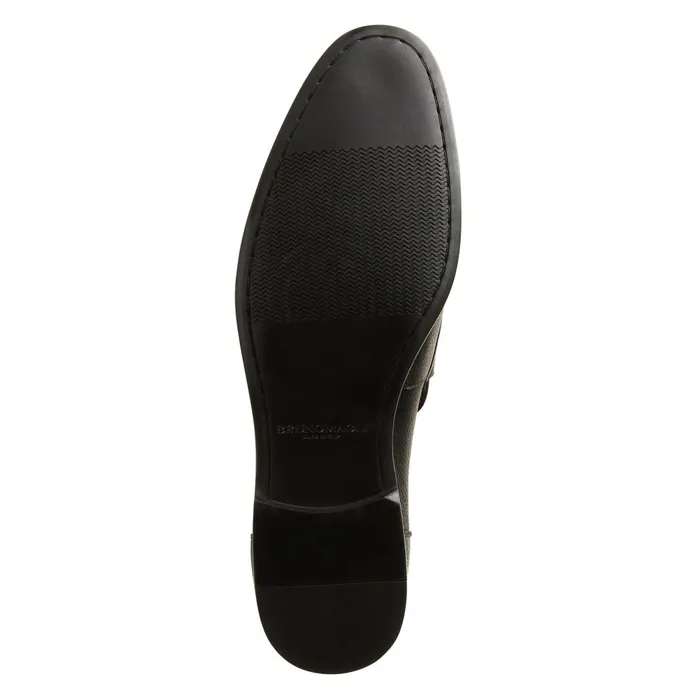 LASTRA SLIPON LEATHER LOAFERBLACK Men Bruno Magli Casual Shoes