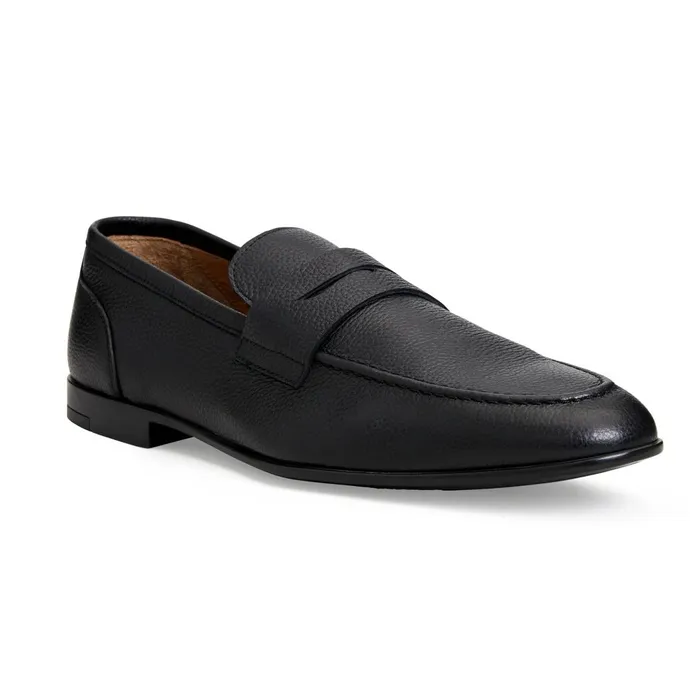 LASTRA SLIPON LEATHER LOAFERBLACK Men Bruno Magli Casual Shoes