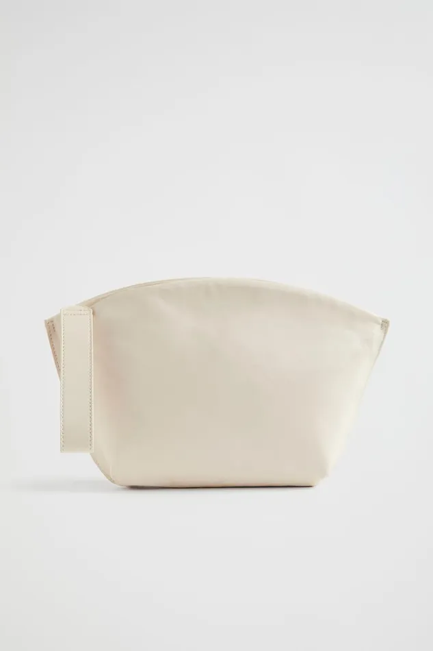 Leather Bags Woman Seed Heritage Leather Crescent Clutch Stone