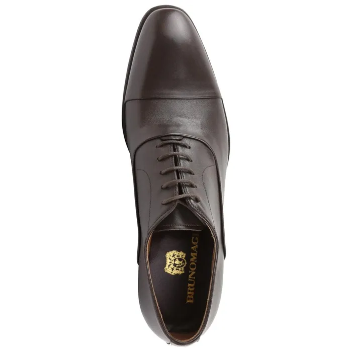 Locascio CapToe Oxford 8211 Dark Brown Men Bruno Magli Laceups and Oxfords