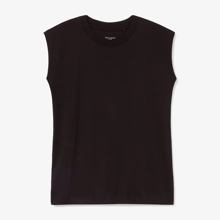 M M LaFleur The Alina TShirt 8211 Organic Pima Cotton Black Women TShirts