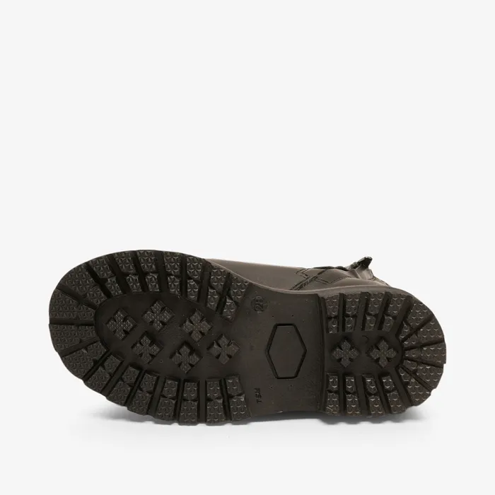 maia lamb black Black KIDS Boots bisgaardshoes
