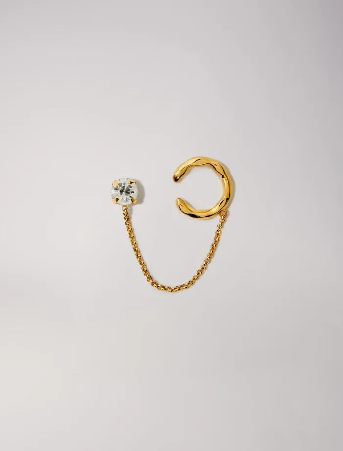 Maje Jewelry Womens Chain Earring Gold