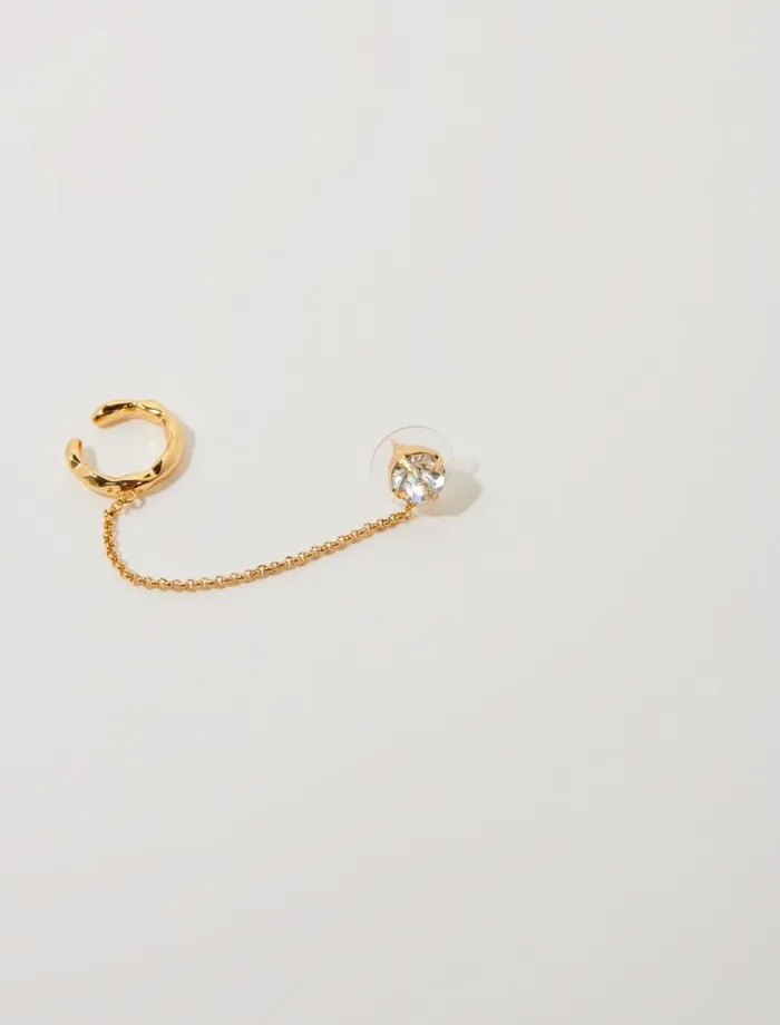 Maje Jewelry Womens Chain Earring Gold