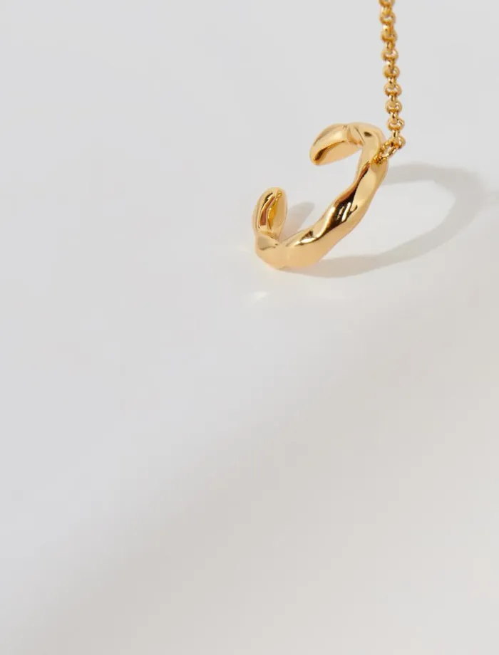 Maje Jewelry Womens Chain Earring Gold