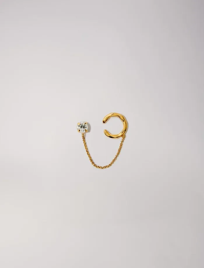 Maje Jewelry Womens Chain Earring Gold