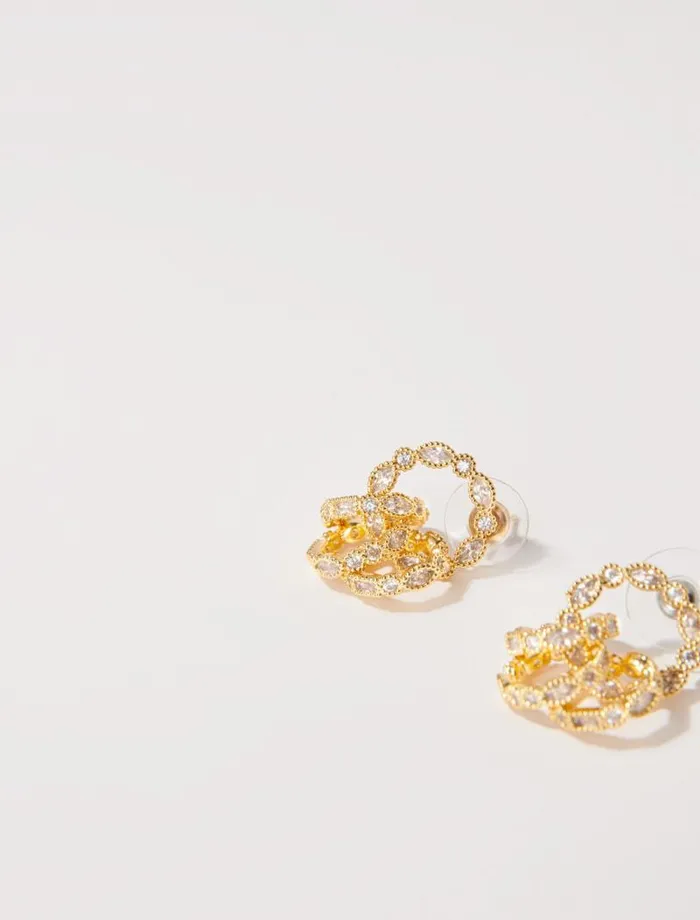 Maje Jewelry Womens Gold Earrings Gold