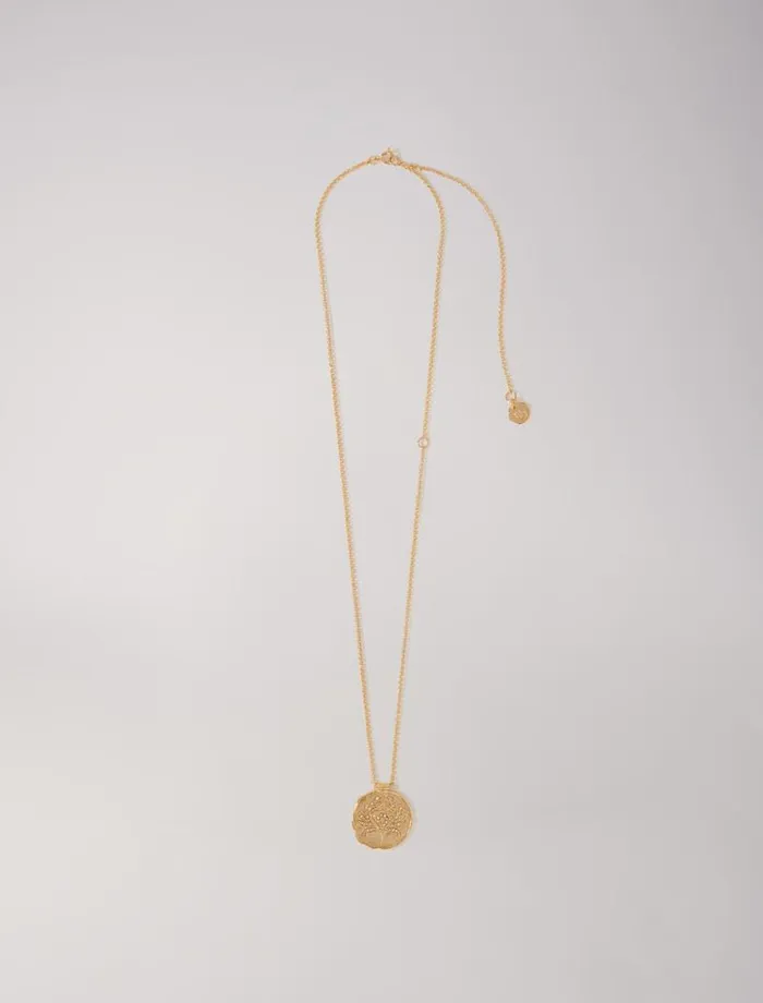 Maje Jewelry Womens Zodiac Medal Cancer