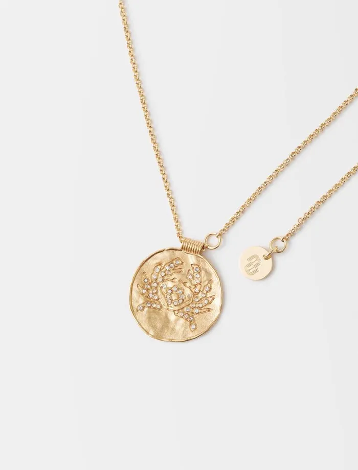 Maje Jewelry Womens Zodiac Medal Cancer Maje Jewelry Womens Zodiac Medal Cancer