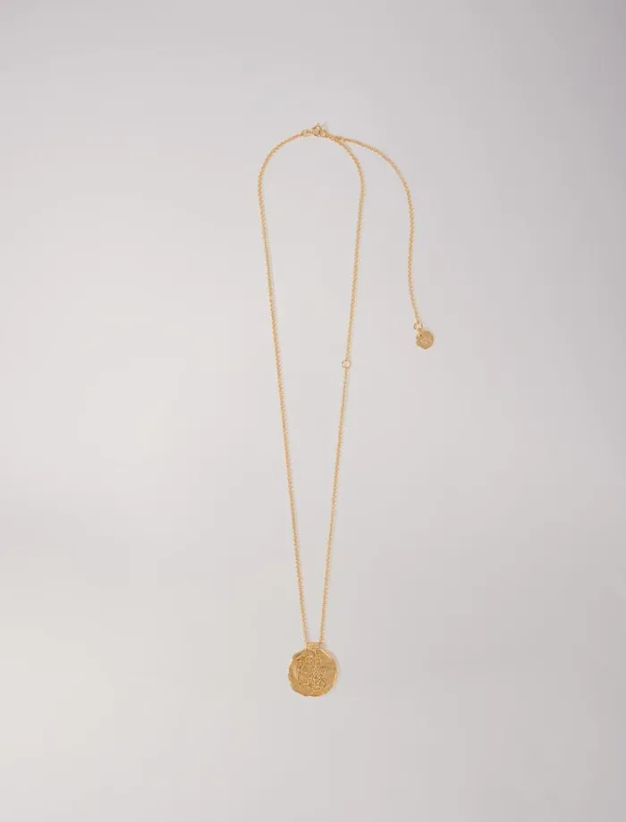 Maje Jewelry Womens Zodiac Medal Capricorn