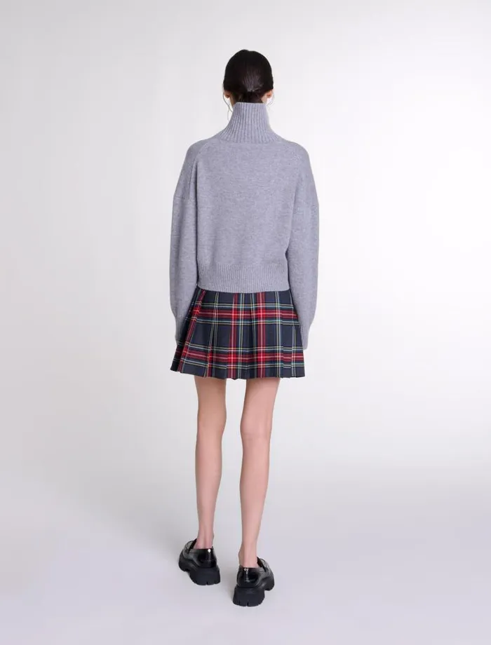 Maje Sweaters and Cardigans Womens Cashmere Knit Jumper Grey