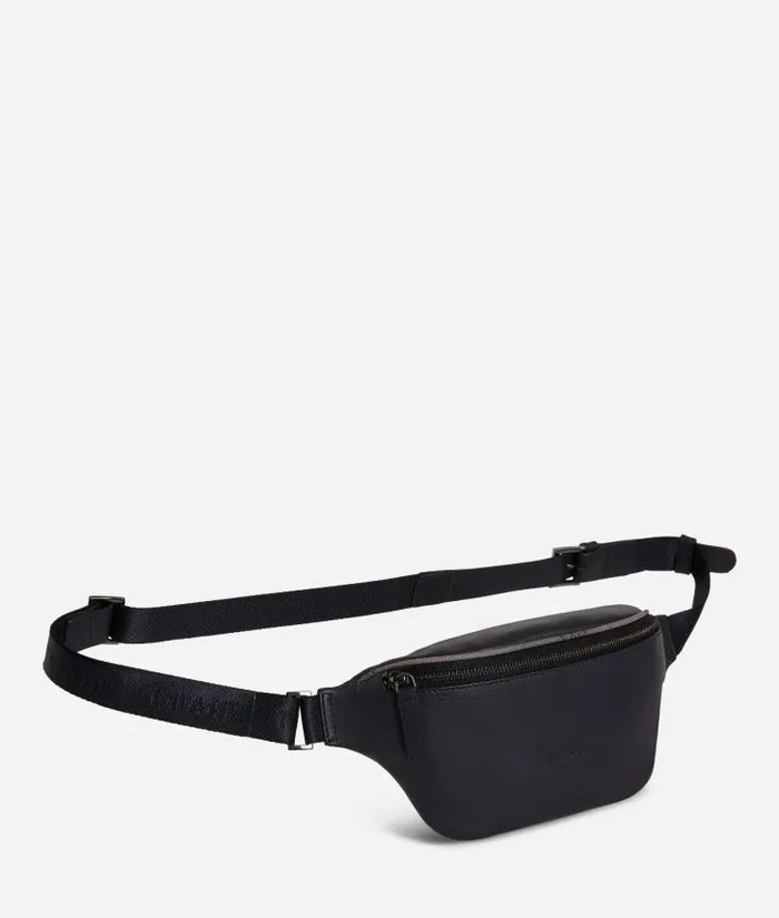 Man Backpacks and Belt Bags Alviero Martini Belt Bag Leather Blue