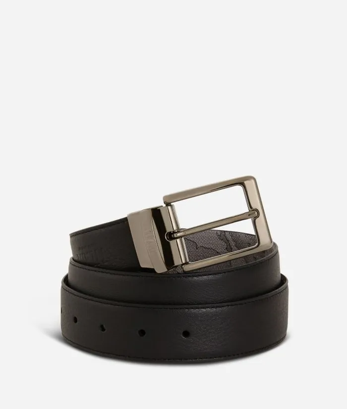 Man Belts Alviero Martini Belt Leather Grey