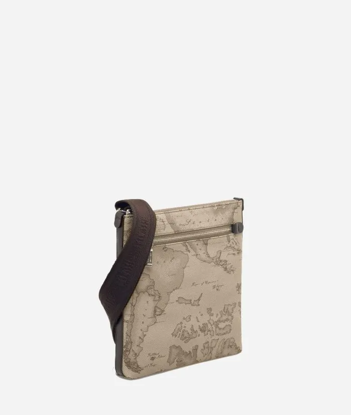 Man Crossbody and Messenger Bags Alviero Martini Geo Tortora Medium Crossbody Bag