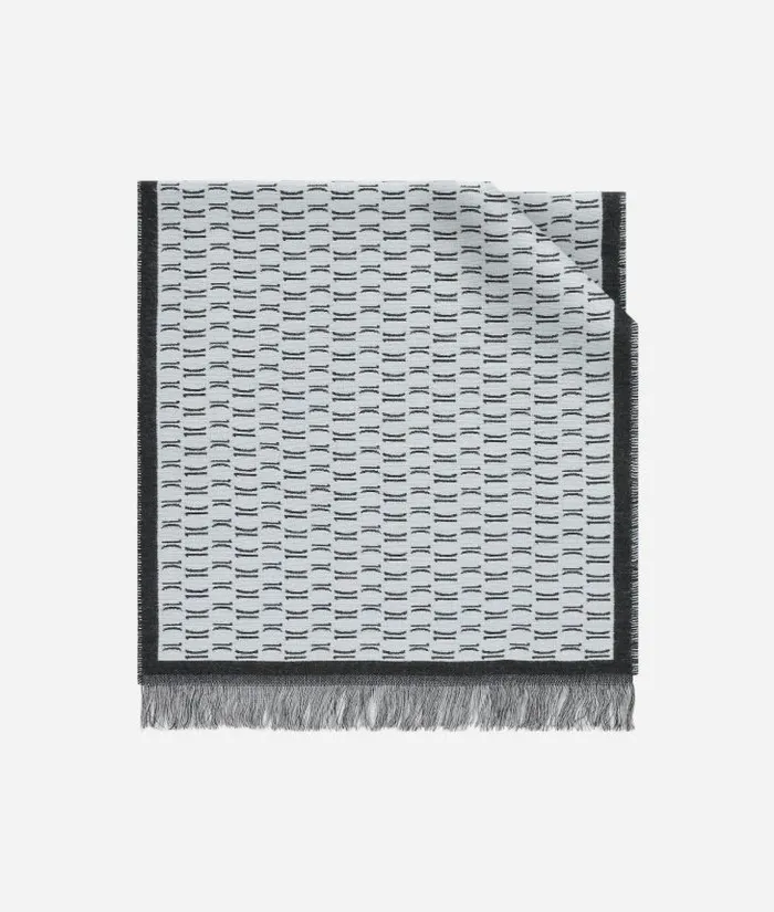 Man Scarves and Hats Alviero Martini 1c All Over Scarf With Frame Motif 40215180 Medium Grey Man Scarves and Hats Alviero Martini 1c All Over Scarf With Frame Motif 40215180 Medium Grey