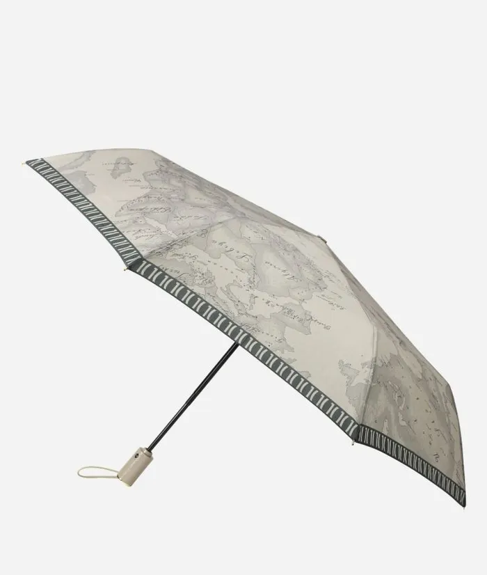 Man Umbrellas Alviero Martini 1 Classe Geo Mini Umbrella Grey