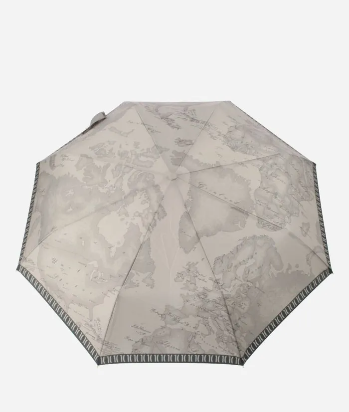 Man Umbrellas Alviero Martini 1 Classe Geo Mini Umbrella Grey