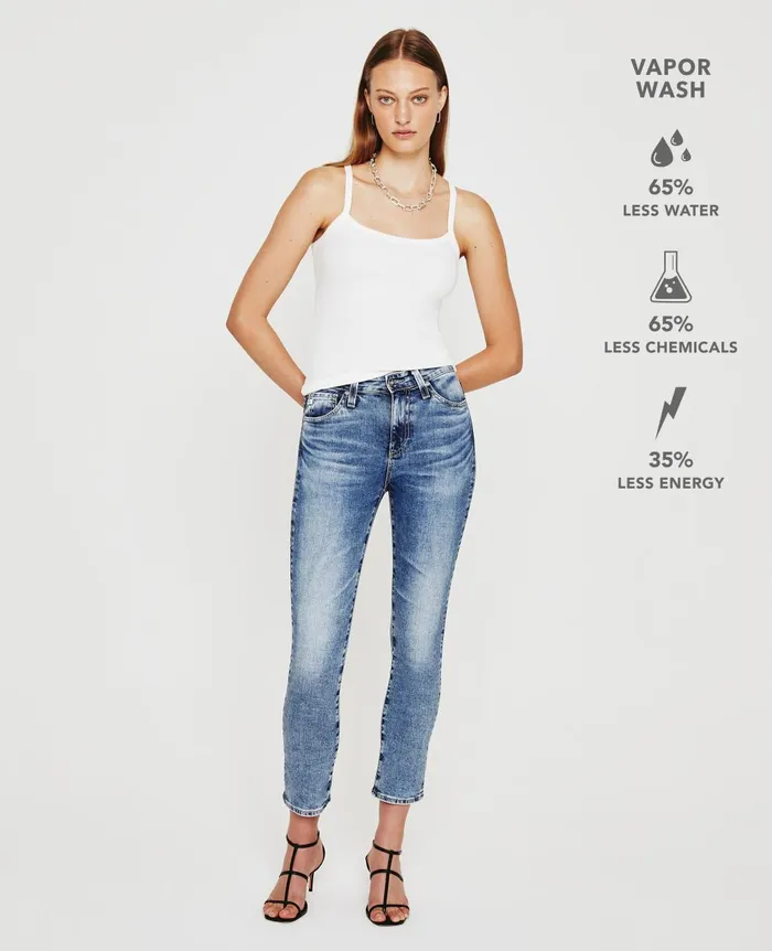 Mari Crop Vp Sunset Trail Women AG Jeans Denim