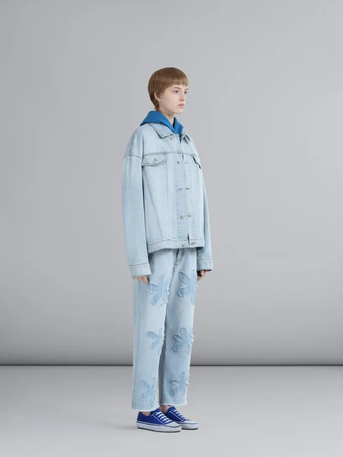 Marni Daisy Denim Pants Arctic Womens Pants Marni Daisy Denim Pants Arctic Womens Pants