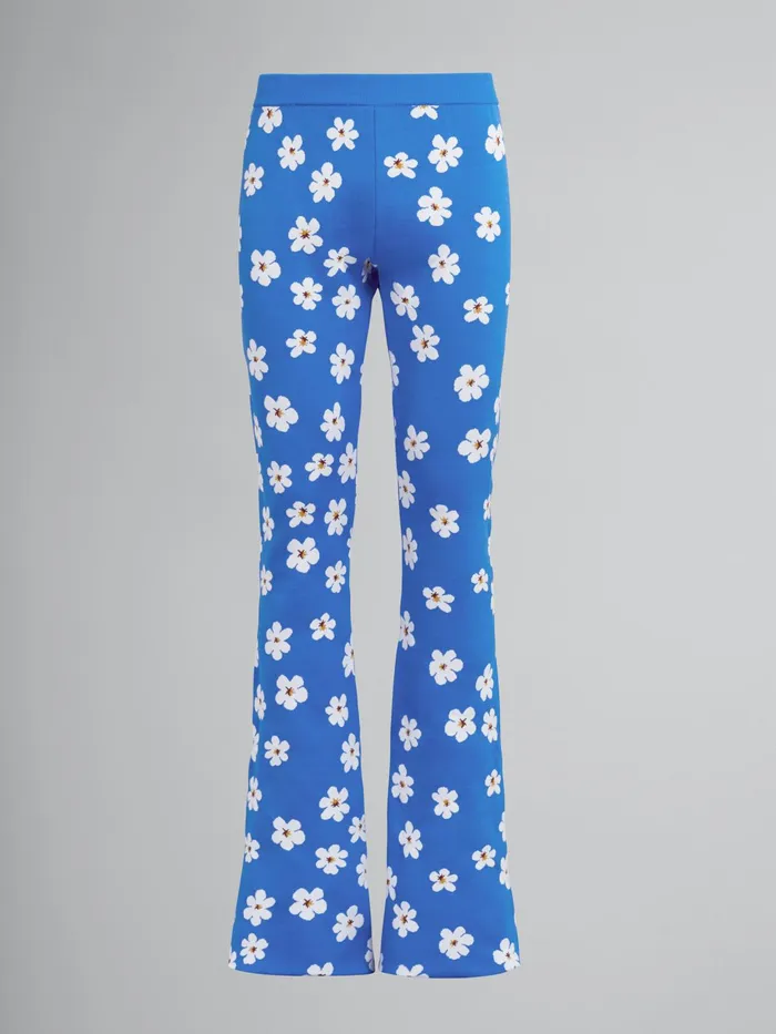 Marni Daisy Jacquard Pants Cobalt Mens Trousers