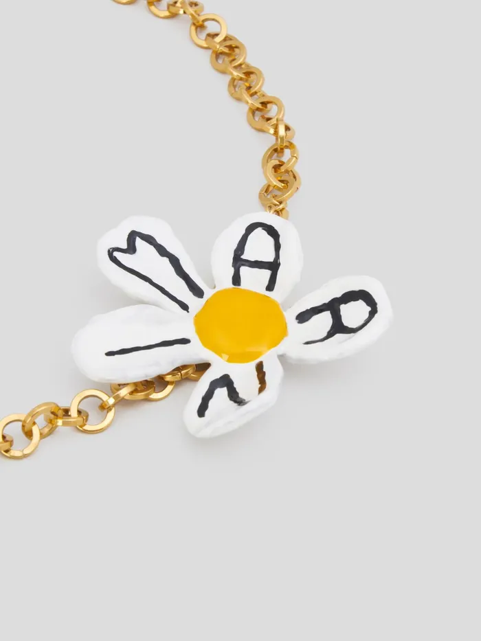 Marni Daisy Necklace Lily White Womens Necklaces Marni Daisy Necklace Lily White Womens Necklaces