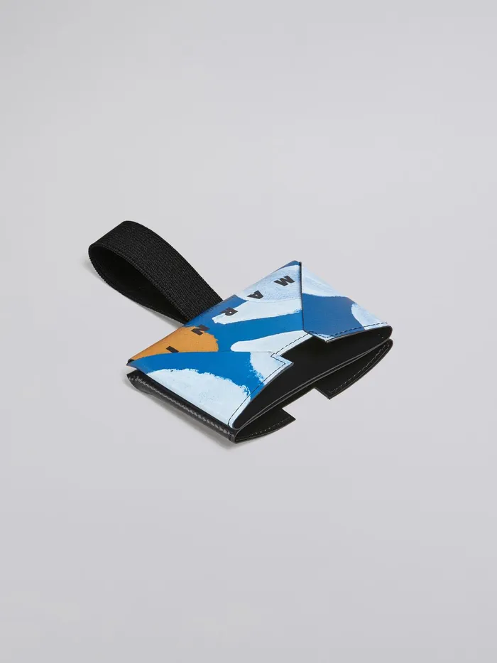 Marni Euphoria Print Credit Card Case Royal Mens Wallets and Small Leather Goods Marni Euphoria Print Credit Card Case Royal Mens Wallets and Small Leather Goods