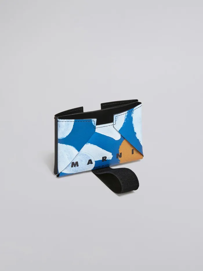 Marni Euphoria Print Credit Card Case Royal Mens Wallets and Small Leather Goods Marni Euphoria Print Credit Card Case Royal Mens Wallets and Small Leather Goods