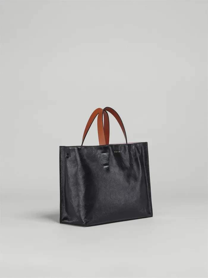 Marni Museo Soft Small Bag In And Green Leather Black Womens Shopping Bags Marni Museo Soft Small Bag In And Green Leather Black Womens Shopping Bags