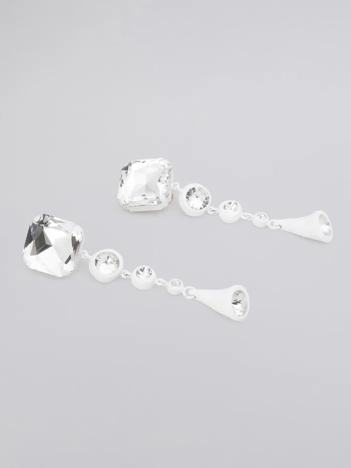 Marni Twinkle Drop Earrings Lily White Womens Earrings Marni Twinkle Drop Earrings Lily White Womens Earrings