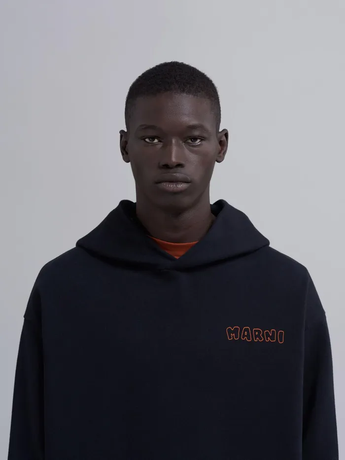 Marni Vibrating Flower Print Organic Cotton Sweatshirt Alkekengi Mens Sweatshirts and Tshirts Marni Vibrating Flower Print Organic Cotton Sweatshirt Alkekengi Mens Sweatshirts and Tshirts