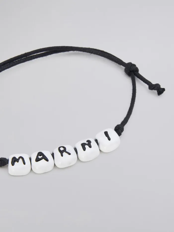 Marni White Logo Bracelet Lily White Mens Jewelry Marni White Logo Bracelet Lily White Mens Jewelry
