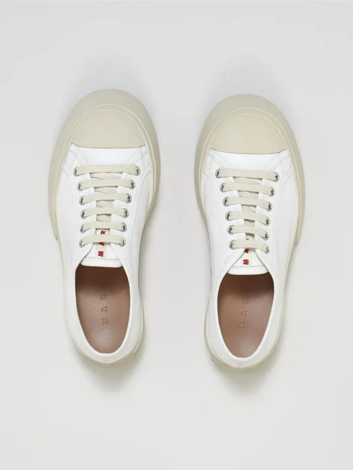 Marni White Nappa Leather Pablo Laceup Sneaker Lily White Womens Sneakers Marni White Nappa Leather Pablo Laceup Sneaker Lily White Womens Sneakers
