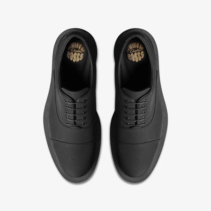 Martine Rose Mens Oxford 2 Black Textile Men Clarks Casual Dress Shoes