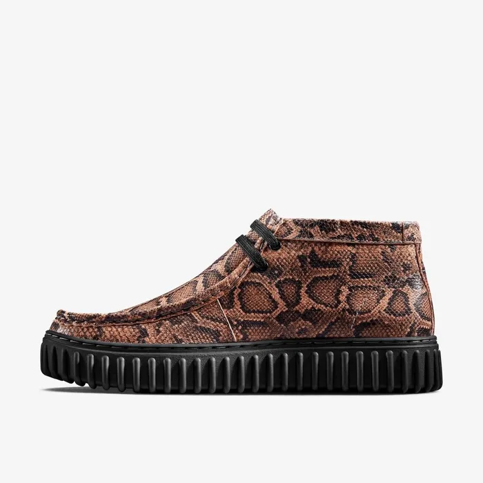 Martine Rose Torhill Hi Rose Snake WomenMen Clarks Boots and Booties
