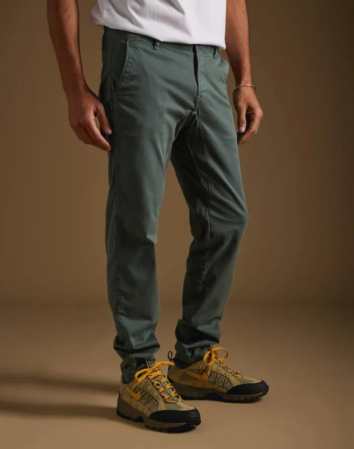 Men039s Pants Chino Cut SKY Eshop PullIn Tinted Fabric