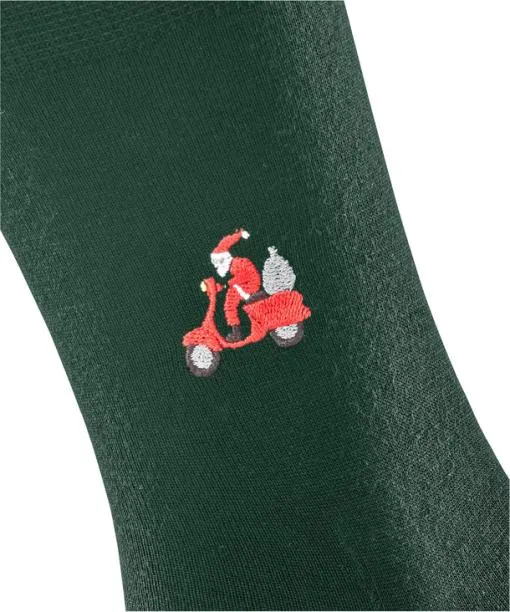 Men Airport Driving Santa Men Socks Hunter Green FALKE Socks