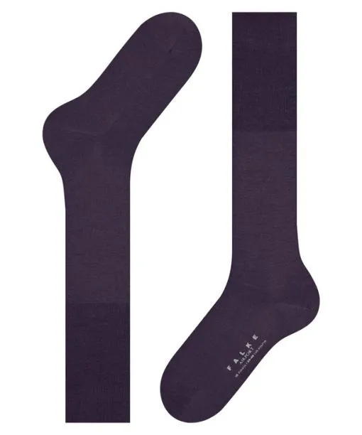 Men Airport Men Kneehigh Socks Amethyst FALKE Knee High Socks