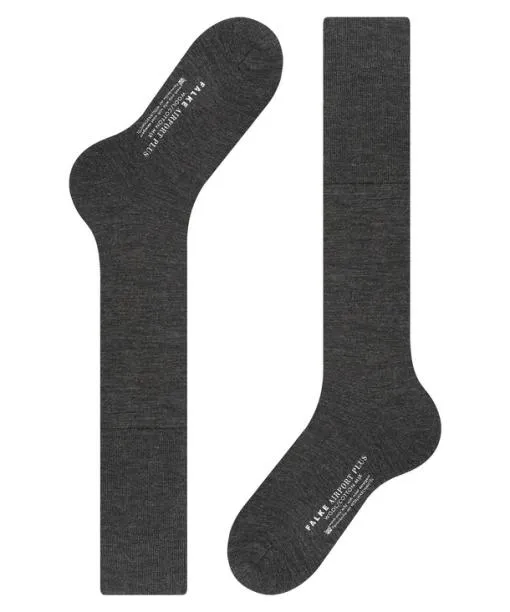 Men Airport Plus Men Kneehigh Socks Anthramel FALKE Knee High Socks