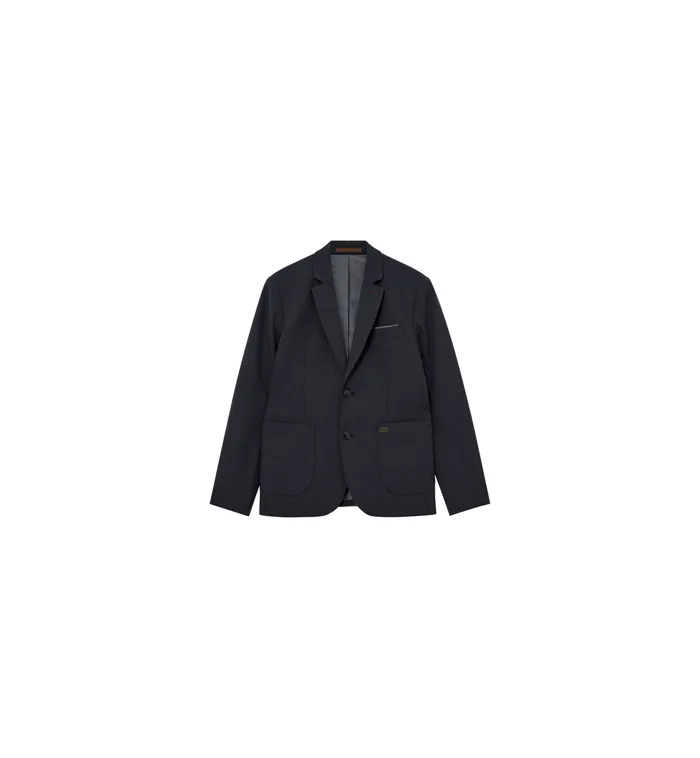 Men Blazers MOS MOSH MMGMelvin Moon Blazer Navy Check