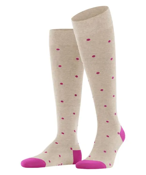 Men Dot Men Kneehigh Socks Pebble Mel FALKE Knee High Socks