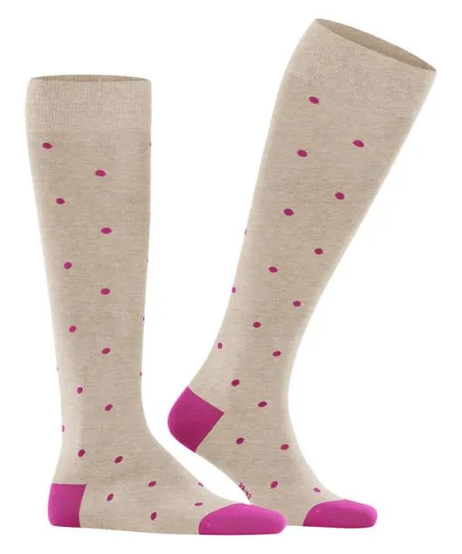 Men Dot Men Kneehigh Socks Pebble Mel FALKE Knee High Socks