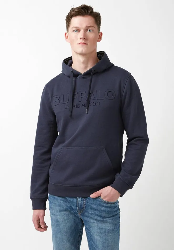 Men Fadol Whale Men039s Fleece Hoodie Whale Buffalo David Bitton Sweatshirts and Hoodies