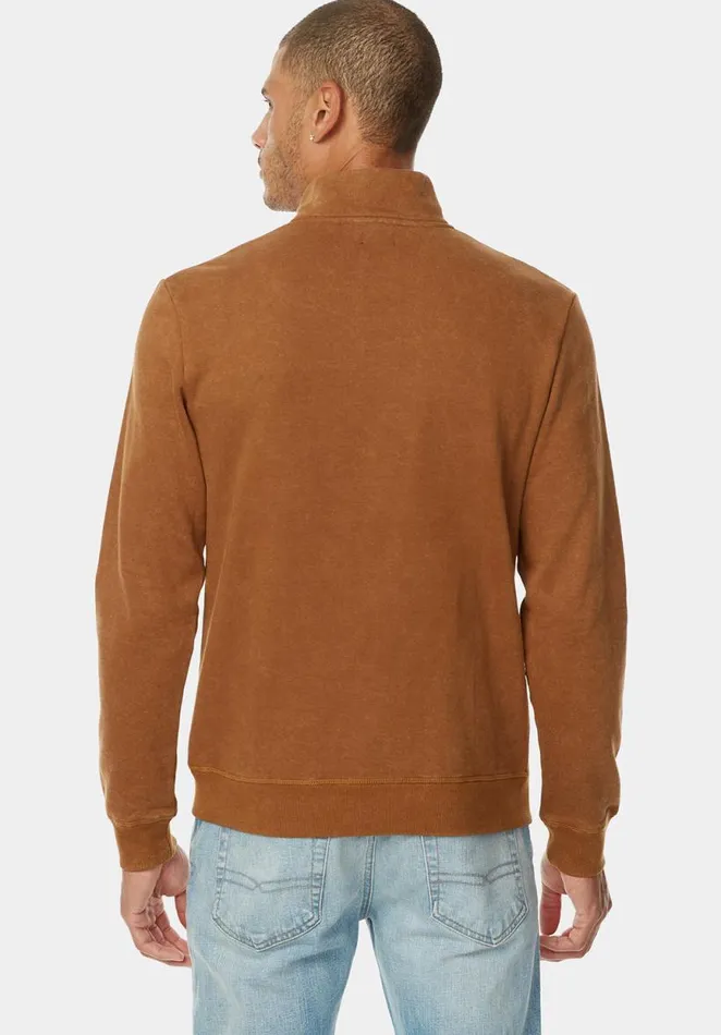 Men Fleecy Fimop Zippered Sweater Monk Buffalo David Bitton Sweatshirts and Hoodies