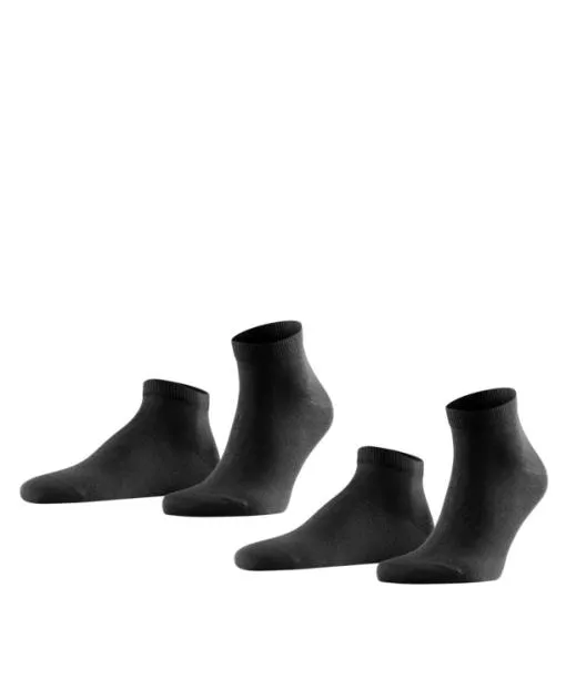 Men Happy 2Pack Men Sneaker Socks Black FALKE Ankle Socks