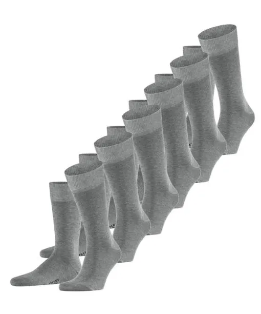 Men Happy 6Pack Men Socks Light Greymel FALKE Socks