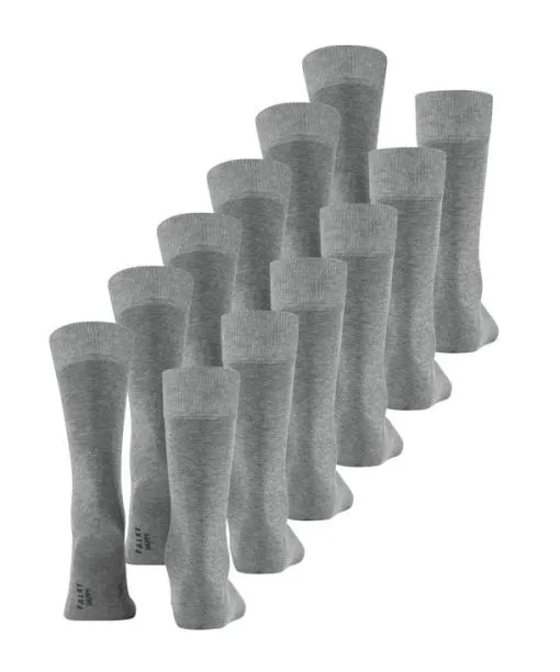 Men Happy 6Pack Men Socks Light Greymel FALKE Socks
